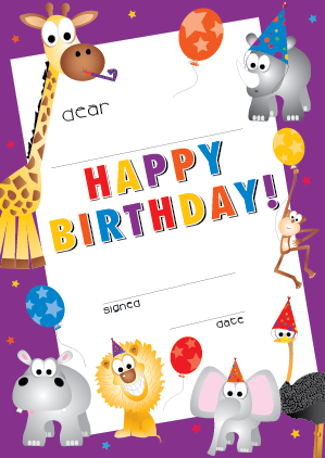 Certificates :: A6 Size :: Universal (non-personalised) A6 :: Happy ...