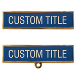 Personalised Title Badge - Gold Frame