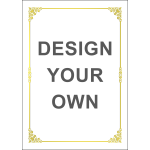 Certificate A6 - Border K (own design)