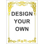 Certificate A6 - Border J (own design)