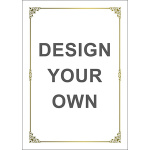 Certificate A4 - Border K (own design)