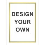 Certificate A6 - Border I (own design)