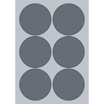 Circle Label - 90mm (6/Sheet)