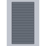 Rectangle Label - 145x16.9mm (16/Sheet)