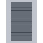 Rectangle Label - 145x19mm (14/Sheet)