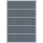 Rectangle Label - 16x52mm (60/Sheet)