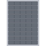 Rectangle Label - 38x25.4mm (50/Sheet)
