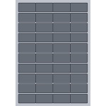 Rectangle Label - 48.5x25.4mm (40/Sheet)