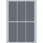 Rectangle Label - 55x135mm (6/Sheet)