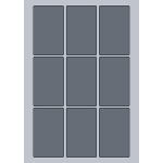 Rectangle Label - 55x90mm (9/Sheet)