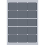 Rectangle Label - 60x50mm (15/Sheet)