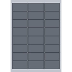 Rectangle Label - 63.5x34mm (24/Sheet)