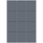 Rectangle Label - 63.5x72mm (12/Sheet)