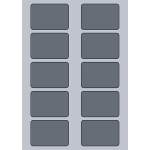 Rectangle Label - 75x51mm (10/Sheet)