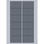 Rectangle Label - 77x46.5mm (12/Sheet)