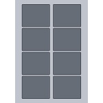 Rectangle Label - 80x65mm (8/Sheet)