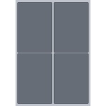Rectangle Label - 97x140mm (4/Sheet)