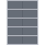 Rectangle Label - 97x50mm (10/Sheet)