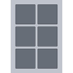 Square Label - 80x80mm (6/Sheet)