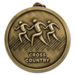 Cross Country 60mm Medal