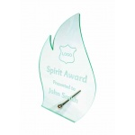 Sparx Plaque Engraved Flame