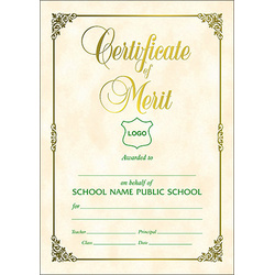 Certificate of Merit A5