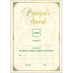 Principal's Award A4