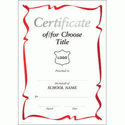 Certificate A4