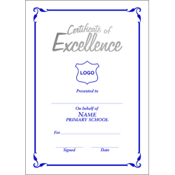 Certificate of Excellence A4