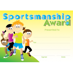 Sportsmanship Award - A6- Generic A6
