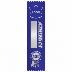 Athletics Block With Rosette - Metallic Silver Print