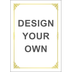 Certificate A6 - Border K (own design)