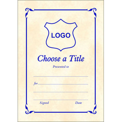 Certificate A7 - (Design 1)