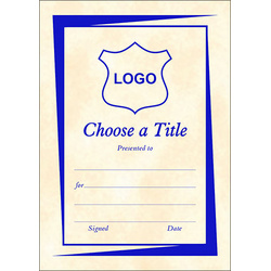 Certificate A7 - (Design 1)