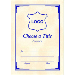 Certificate A7 - (Design 1)