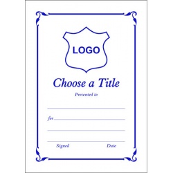 Certificate A7 - (Design 1)