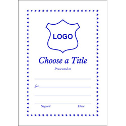 Certificate A7 - (Design 1)