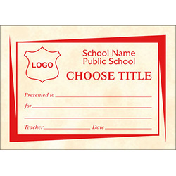 Certificate A7 - (Design S)