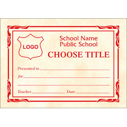 Certificate A7 - (Design S)