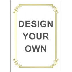 Certificate A6 - Border F (own design)