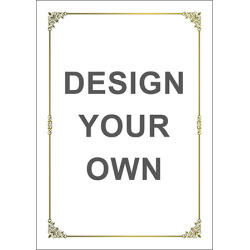 Certificate A4 - Border K (own design)