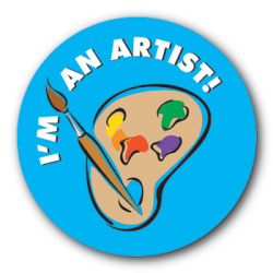 I'm an Artist - 35mm Sticker