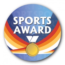 Sports Award - 25mm Sticker