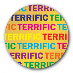 Terrific - 25mm Sticker