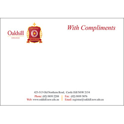With Compliments Slip - A6