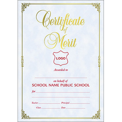Certificate of Merit A4