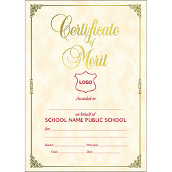 Certificate of Merit A4