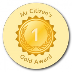 Gold, Silver, Bronze Teacher Stickers