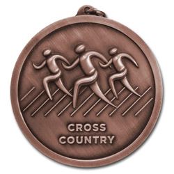 Cross Country 60mm Medal