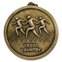 Cross Country 60mm Medal